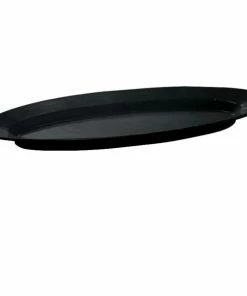 Tablecraft Professional Bakeware Tablecraft CW2200BK Black 23" X 8" Cast Aluminum King Fish Platter