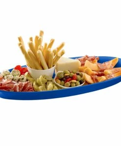 Tablecraft Professional Bakeware Tablecraft CW2210CBL Cobalt Blue Cast Aluminum King Fish Platter