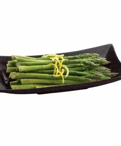 Tablecraft Professional Bakeware Tablecraft CW11045MS 13" X 7" Midnight Speckle Cast Aluminum Flared Rectangle Platter