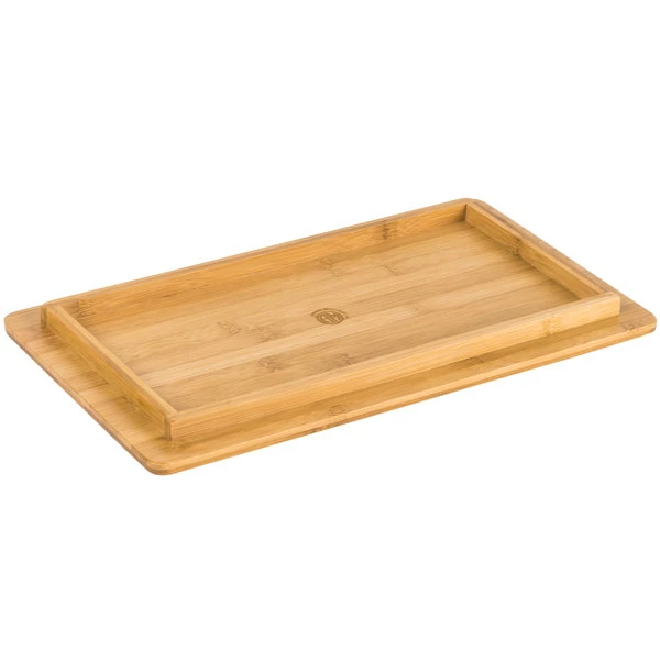 American Metalcraft BAM148 Rectangular Bamboo Platter - 14 1/2" X 8 1/4" - Image 3