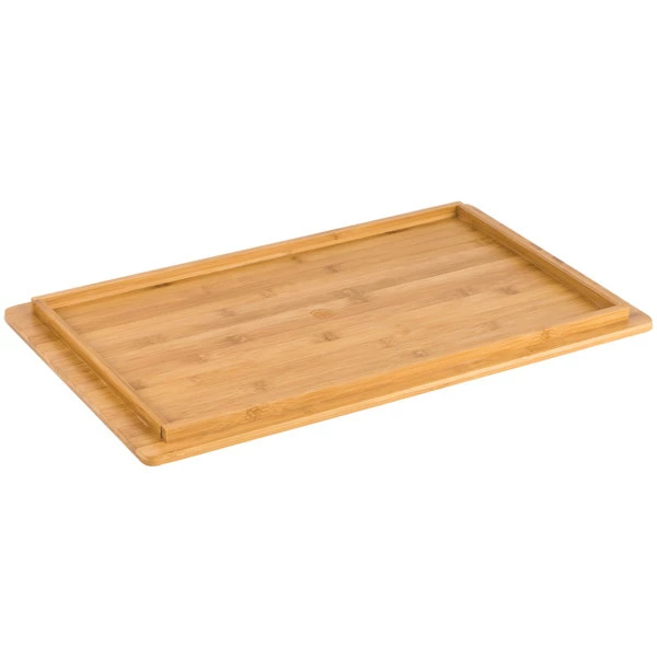 American Metalcraft BAM211 Rectangular Bamboo Platter - 21 1/2" X 13" - Image 3