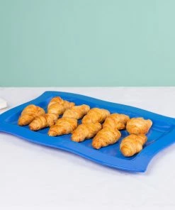 Tablecraft Professional Bakeware Tablecraft CW3660BS Blue Speckle 13" X 20" Cast Aluminum Euro Rectangular Platter