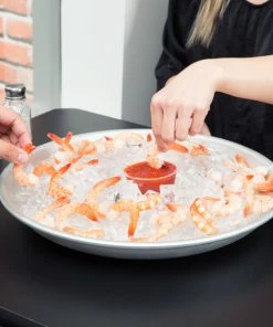 American Metalcraft SEA16 Aluminum Seafood Tray 15 3/4"